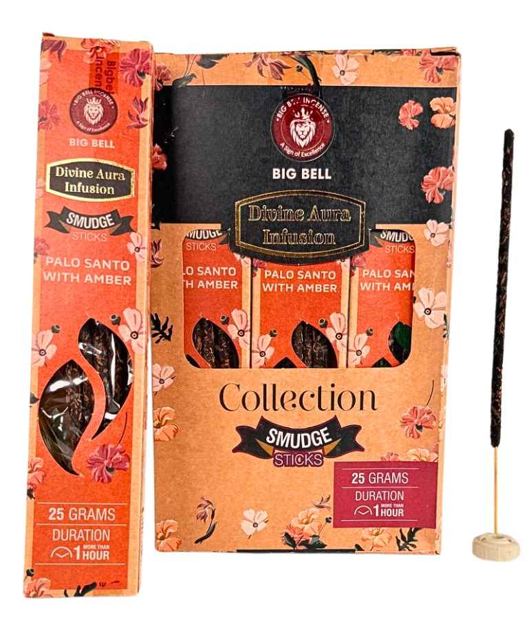 Big Bell Palo Santo With Amber-25g